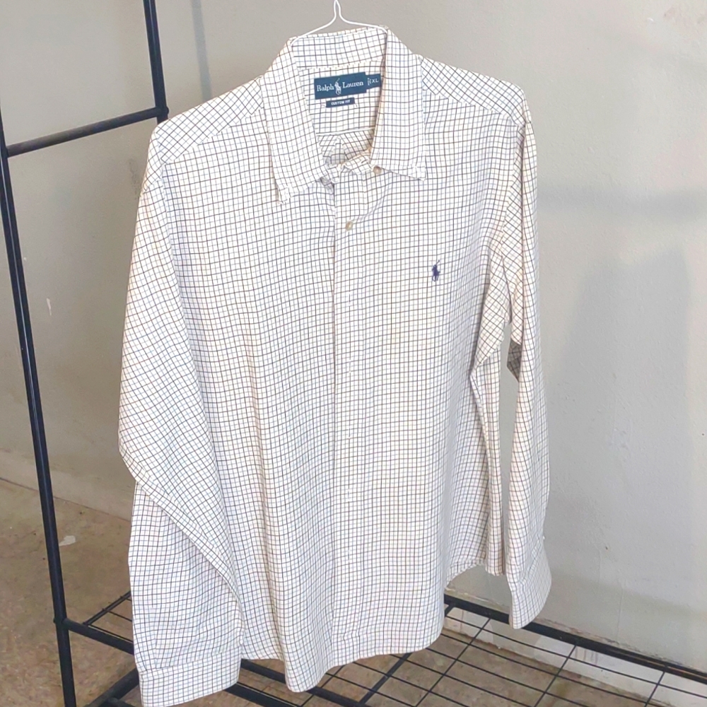 XL Ralph Lauren Custom Fit Button Up